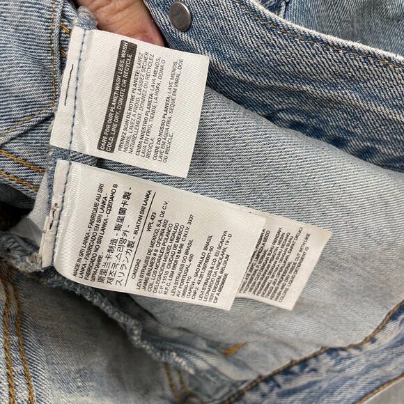 Levi's blue denim jean jacket size small - Picture 4 of 5